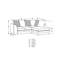 Arabella 4 Seater Chenille Corner Sofa-19777505-19777504