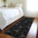 Premium Machine Washable Prisco Black Rug