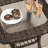 Swivel Patio Chair with Cushions and side table-1169471400