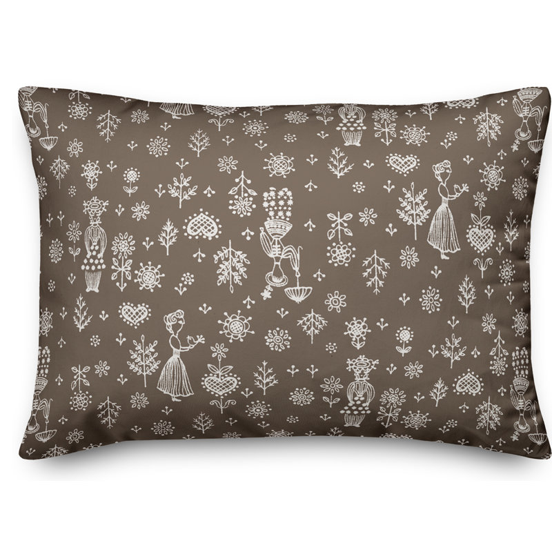 Coussin Whimsical Women, Gris