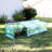 Gulianna 9' x 3' x 2' Outdoor Mini Cloche Greenhouse with a Green Cover