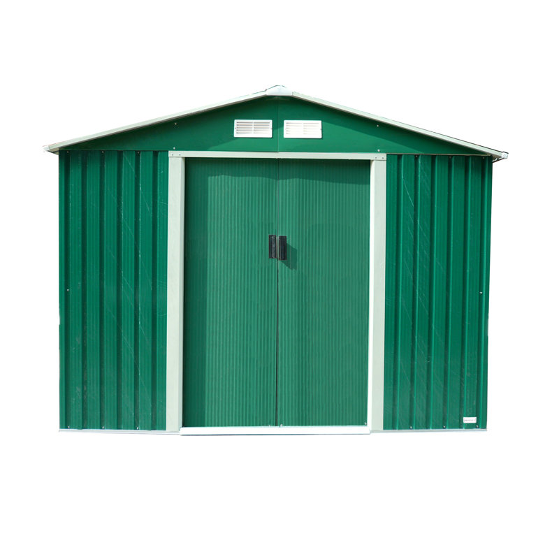 8 ft. W x 6 ft. D Apex Metal Shed