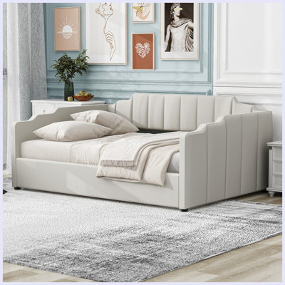 Modern Upholstered Daybed with Underneath Storage