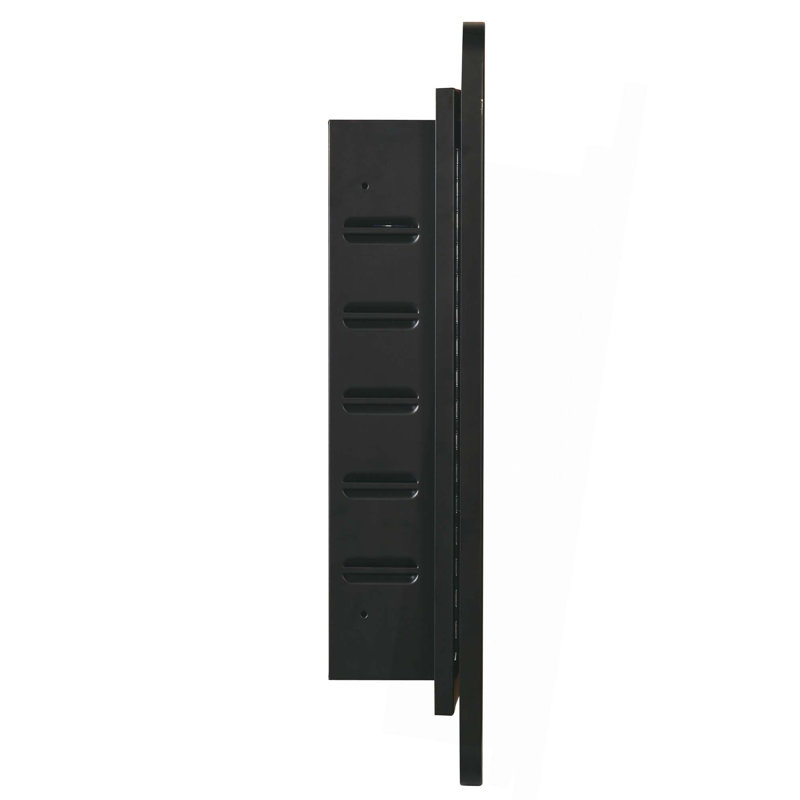 Armoire à miroir en métal à fixation murale ou encastrée