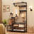 Solid Wood Coat Rack, Hall Tree With Bench And Shoe Storage Parent-Child Coat Rack Shoe Bench-114195167