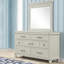 Commode 7 tiroirs, commode moderne élégante avec poignée en métal (commode)