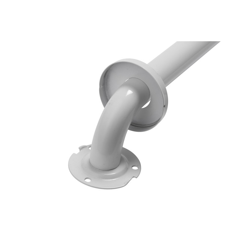 60cm Straight Grab Bar, White