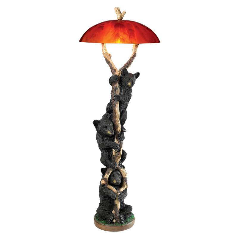 Lampe sur pied sculpturale Black Bear