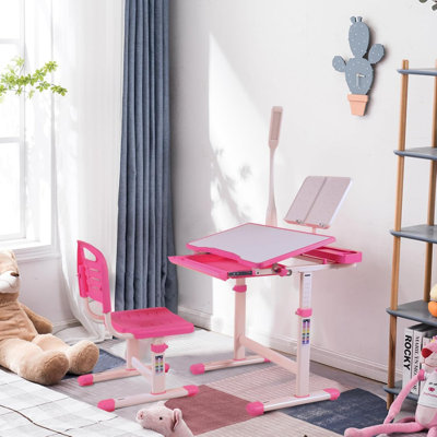 Ensemble de bureau pour enfants avec hauteur réglable