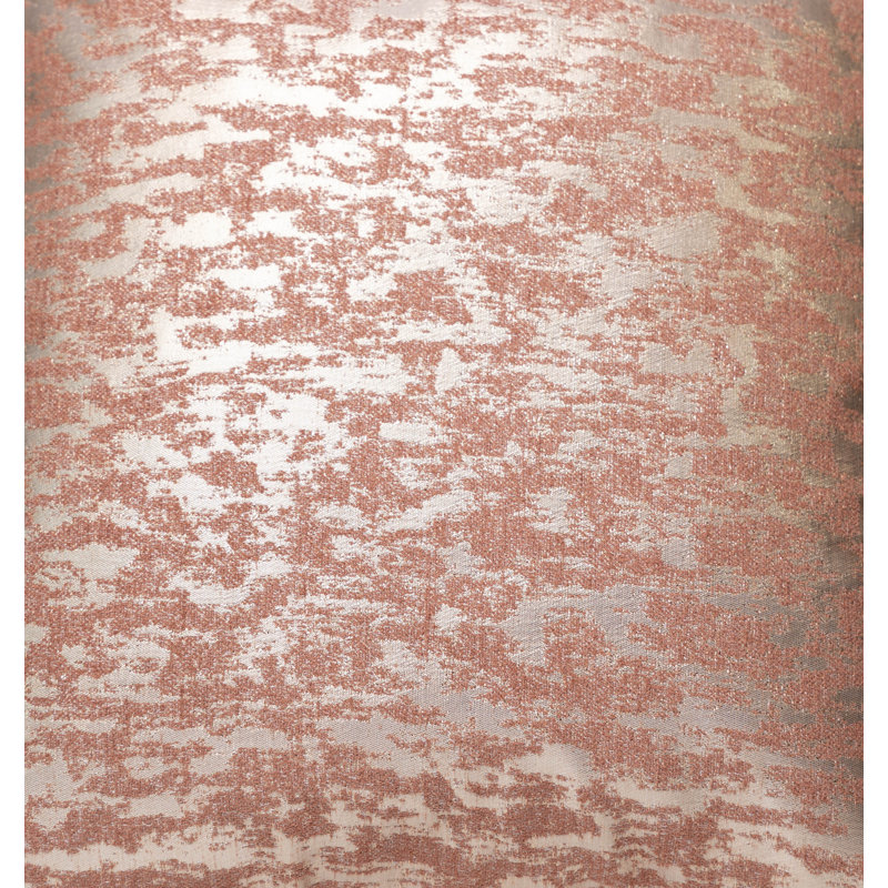 Coussin en lin Jacquard, Orange