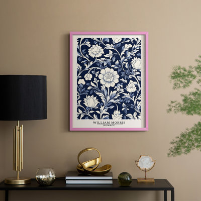 WM MORRIS Series DCCLXII Framed Print - Solid Wood