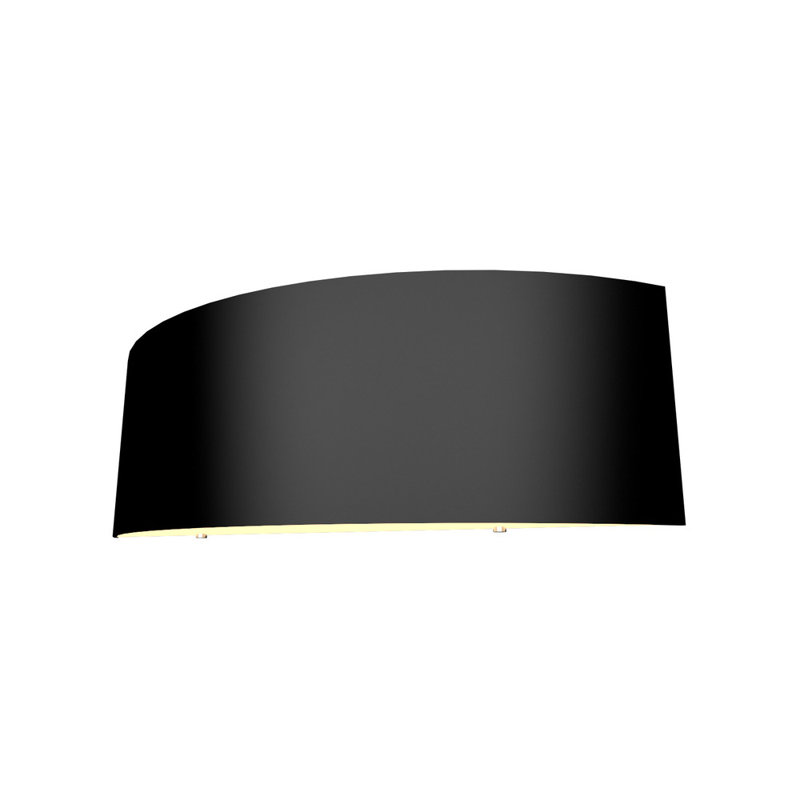 1 - Light LED Flush Mounted Sconce, Charcoal, 3000K