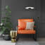 Fauteuil en similicuir 24,83 po Eritrea-1012264080