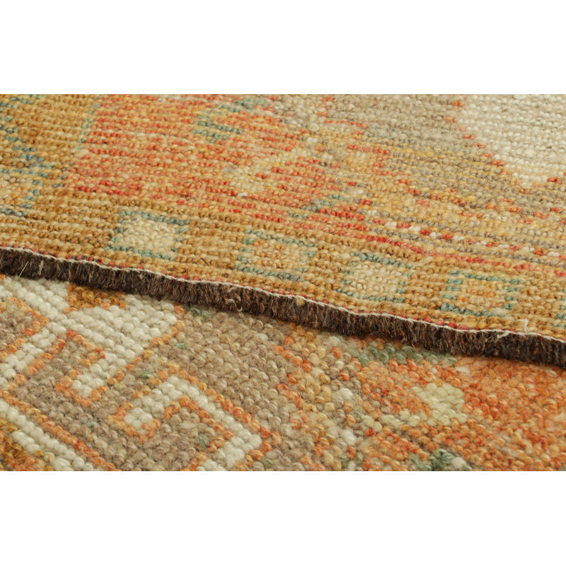 Hand Knotted Wool Area Rug