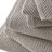 6-Piece 100% Cotton Quick Dry Diagonal Ribbed Towel Set-1956782049
