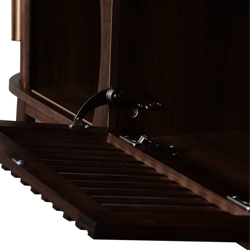 Meuble télé de 75 po, plateau de table lisse, compartiments multifonctionnels et adaptable à toute console intérieure, fabrication en bois de pin, portes coulissantes, rangement pratique