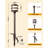 3-Tier Pagoda Low Voltage Pathway Lights with Bulb 1-Pack, ORB Aluminum with Frosted Glass Shade for Yard Garden