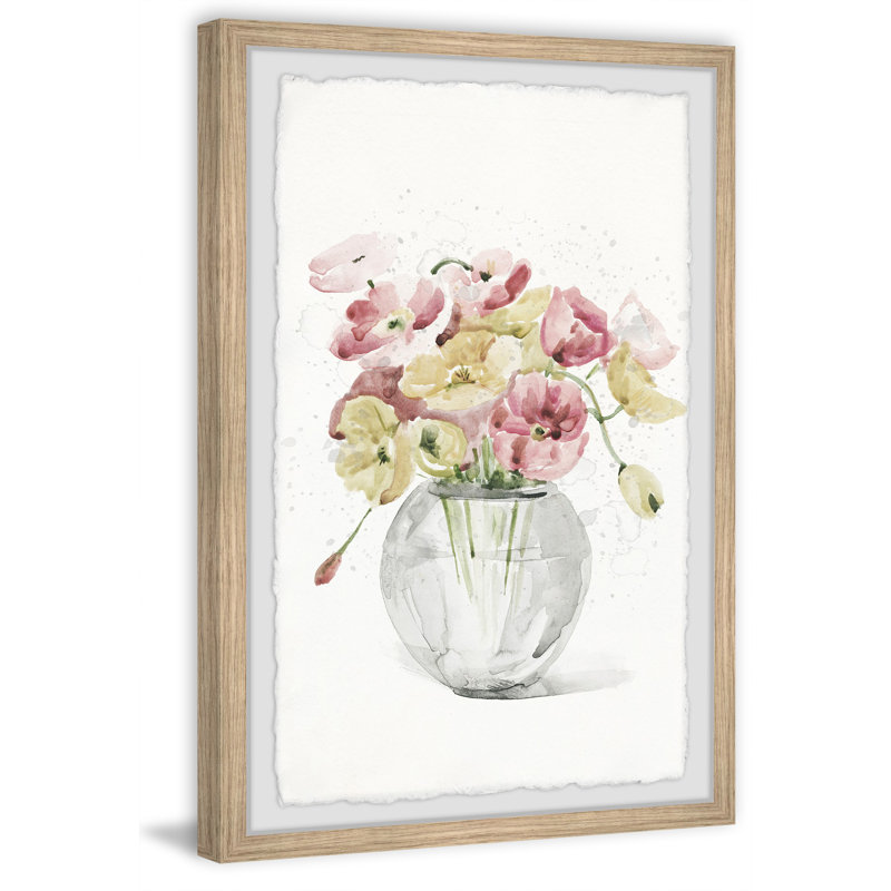 Chromatic Blooms - Single Picture Frame Painting, 91 cm H x 61 cm W