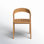 Mendy Teak Wood Premium All-Weather Wicker Outdoor Dining Armchair
