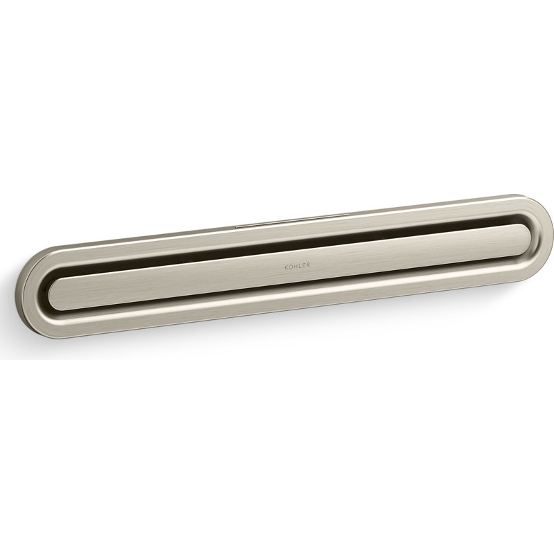 Invigoration Series Linear Steam Head, Nickel brossé