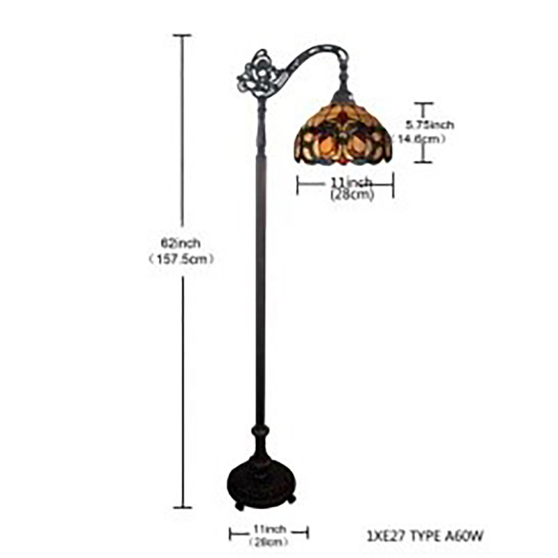Lampe sur pied arquée 62 po Cerca