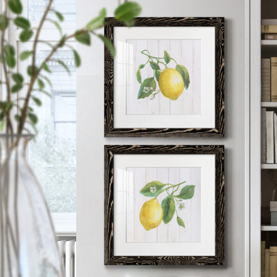 " Lemon Fresh I " 2 - Pieces Painting Print