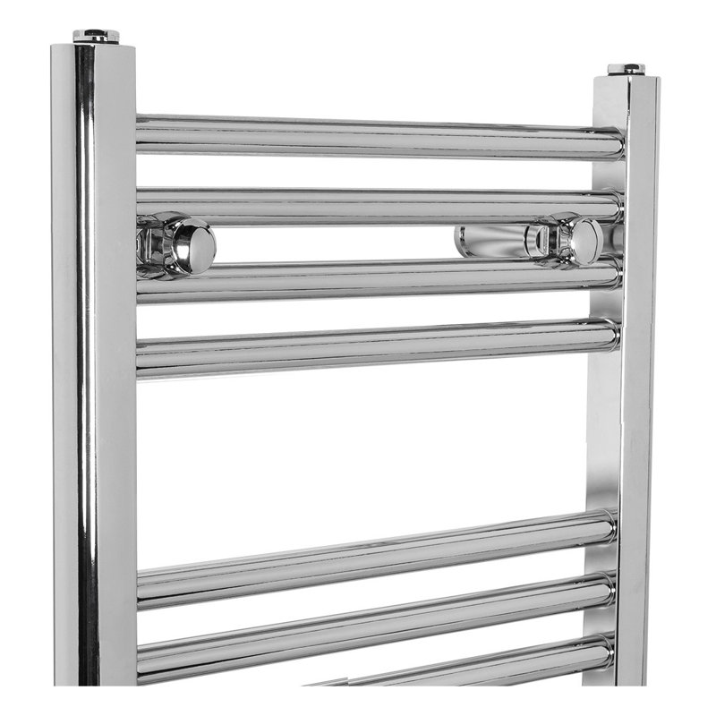 Piche 1200mmx450mm Vertical Straight  Heated Towel Rail Radiator, Chrome