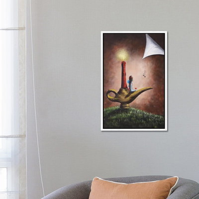 The Fairy And The Candlestick by Moonlight Art Parlour - Painting on Canvas