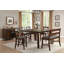 Table de salle à manger à hauteur de comptoir 1Pc Cherry Finish