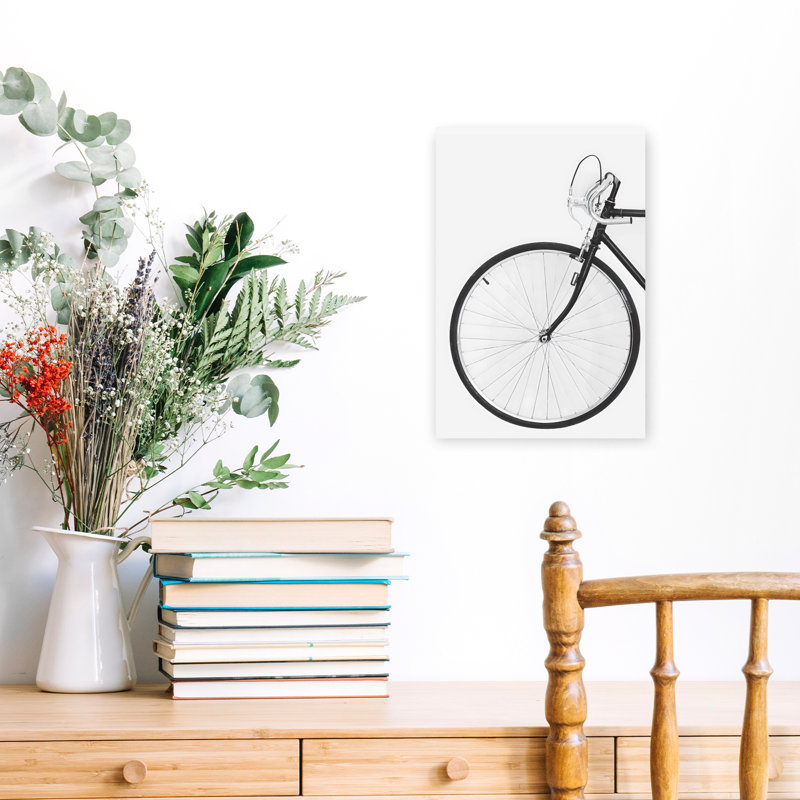 Vélo, art mural contemporain, H 18 po x l 12 po