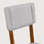 Ensemble de table de salle à manger rustique 5 pièces Benildo avec 4 chaises rembourrées-93038090-93038091
