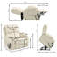 Fauteuil inclinable électrique avec porte-gobelets
