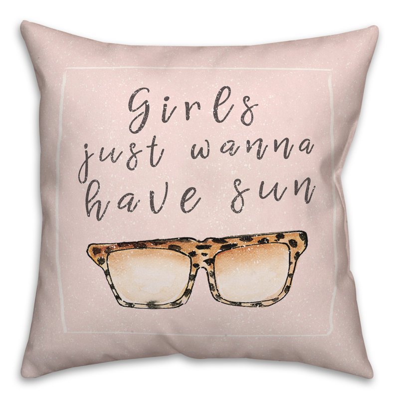  Housse de coussin d'extérieur carrée pour filles