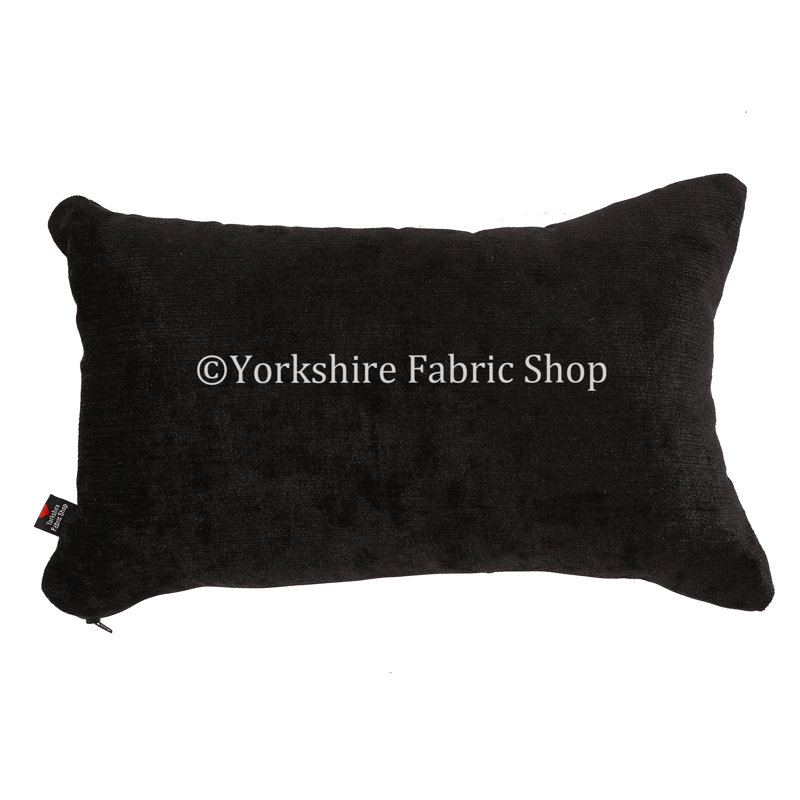 Sorento Rectangular Cushion, Black