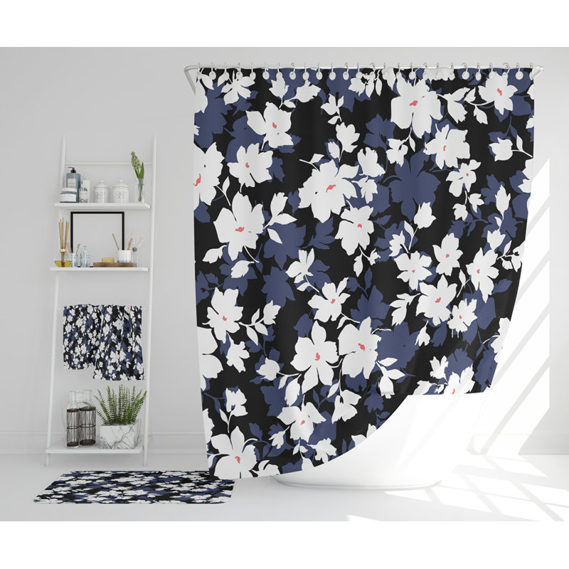 Nechy Polyester Shower Curtain Set