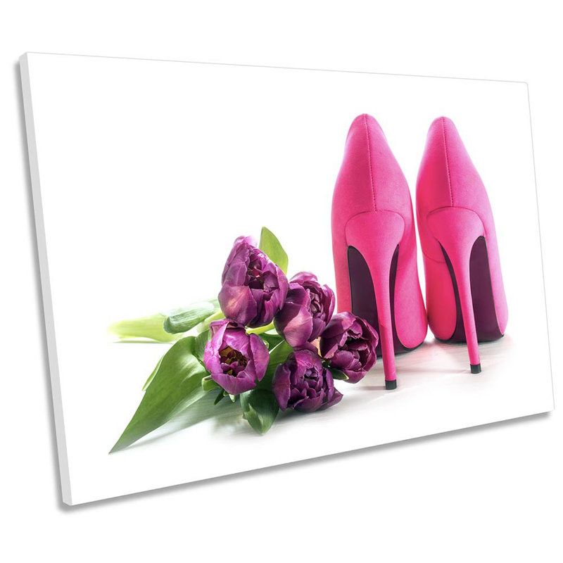 High Heels Fashion - Wrapped Canvas Print, 40.6cm H x 61cm W x 2cm D