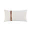 Ralph 14x26 Cotton Linen Fabric Throw Pillow, Ivory Sangria