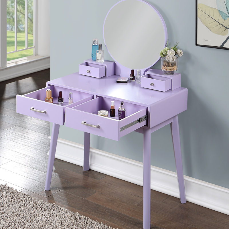 Ensemble de coiffeuse et tabouret Liannon