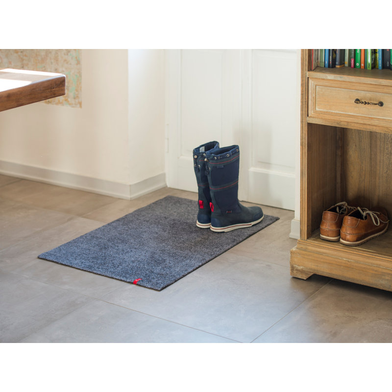 Bravo Doormat, 0.9cm H x 127cm W x 77cm D, Dark Grey