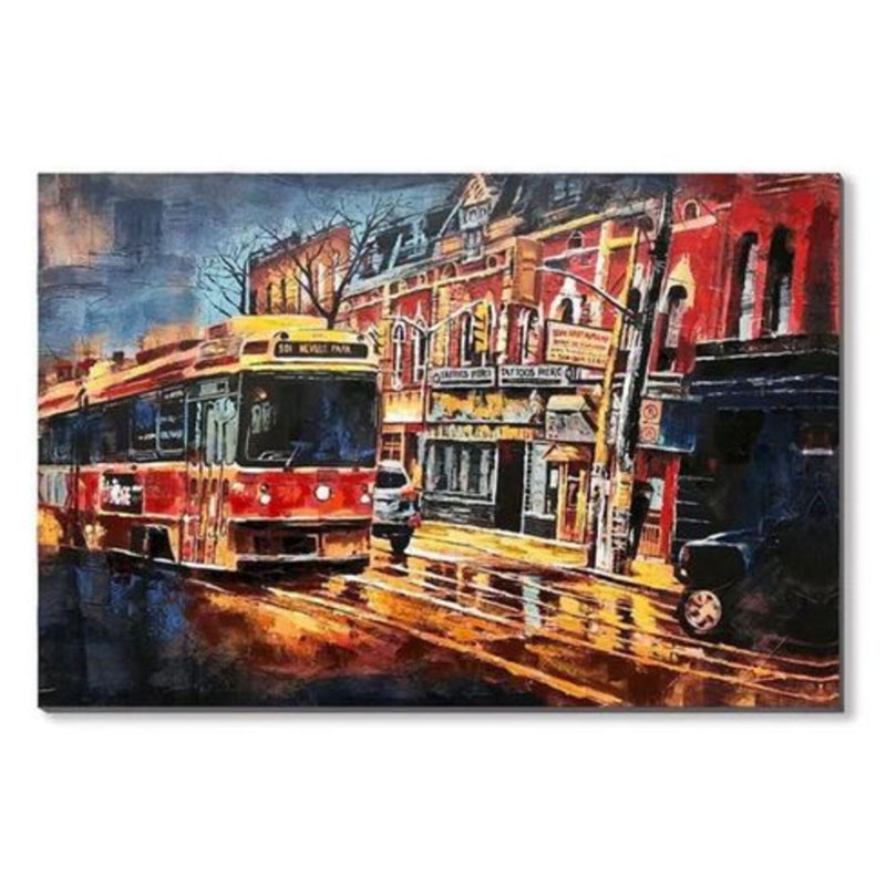 Art mural couleur transport