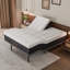 Structure de lit réglable avec matelas en mousse à mémoire de forme de 14 po, gravité zéro, massage, télécommande sans fil et contrôle des applications, gris urbain E3100-1155390613