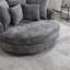 Fauteuil demi-tonneau avec repose-pieds-1173396227