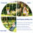 Wooden Swing Set with 2 Swings, Wave Slide, Play Deck, Climbing Wall & Trapeze Rings - Outdoor Backyard Playset for Kids - Heavy Duty Wooden Jungle Gym