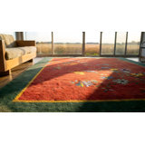 Antique Knotted Wool Rectangle Room Size 1920s Chinese - Art Deco Rug