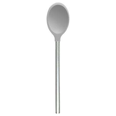 Tovolo Silicone Mixing Spoon With Stainless Steel Handle, Scratch-Resistant & Heat-Resistant Stirring Spoons, Kitchen Utensil Safe For Nonstick Cookware & Cast Iron Skillets