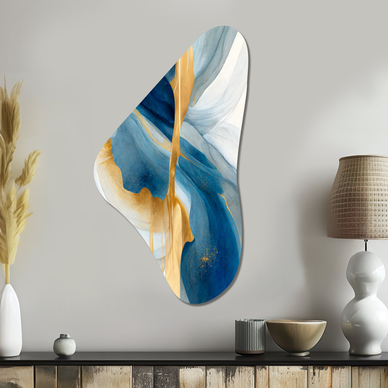 Sculpture en métal Boomerang, H 39 po x l 21 po x P 1 po