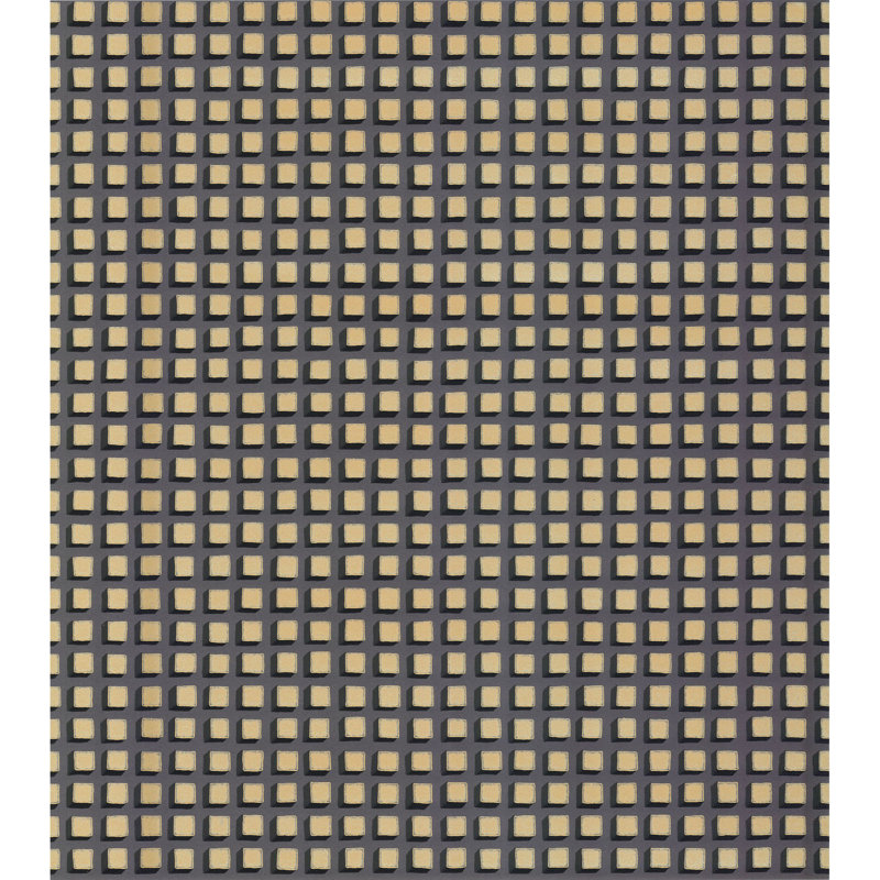 Geometric II Geometric Wallpaper Roll, Black/Gold