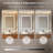Frameless Rectangular LED Bathroom Mirror with Anti-Fog, Dimmable 3-Color Lighting, Memory Function-1264545427