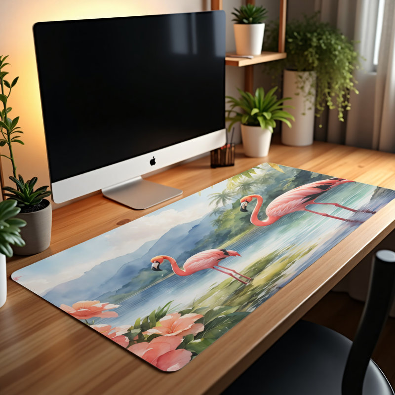 Polyester Desk Pad, 31.5x15.5