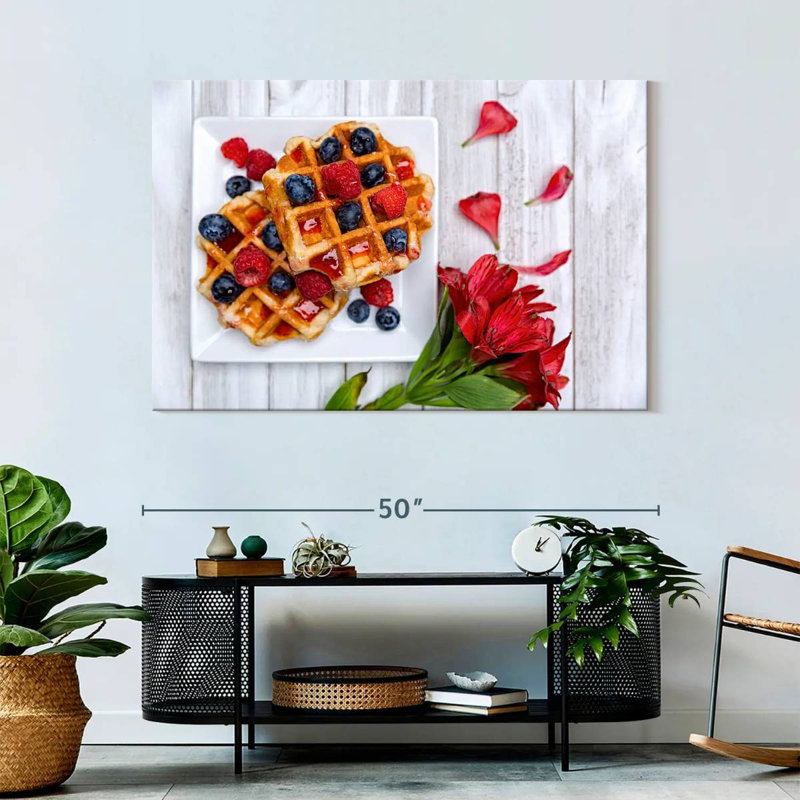 Yarlin Berry Waffles, 32" H x 48" W
